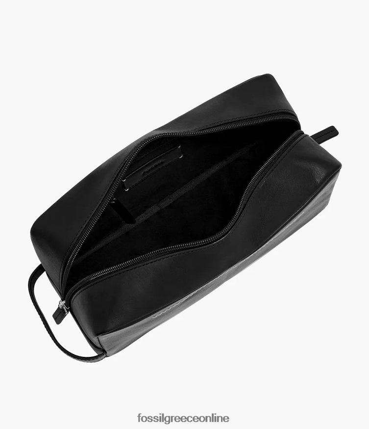 Fossil άνδρες Κιτ ξυρίσματος westover με μία λαβή FVT06R2007 τσάντα μαύρος