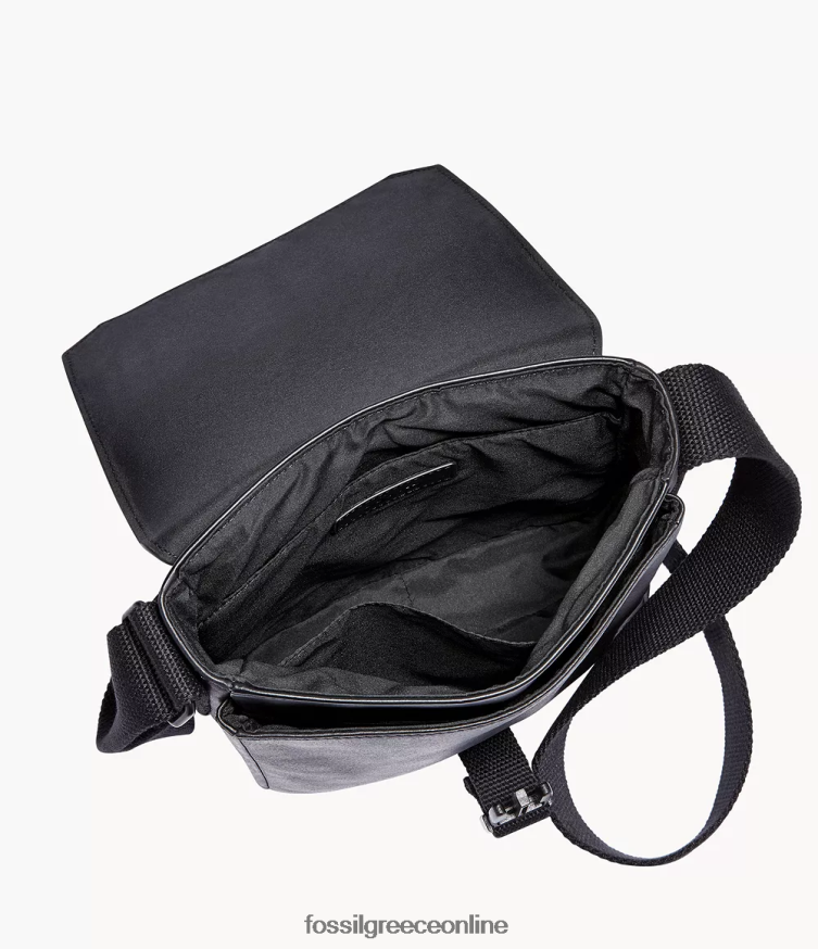 Fossil άνδρες γουέστον κούριερ FVT06R1639 τσάντα μαύρος
